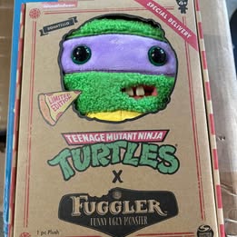 Fuggler Funny Ugly Monster Teenage Mutant Ninja Turtles Donatello 9 Inch Plush Limited